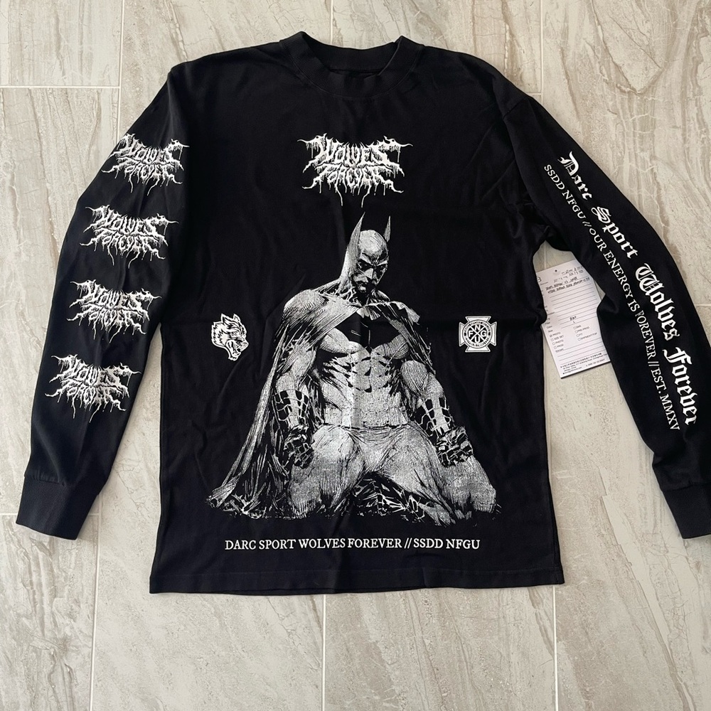 Darc Sport Batman Collab (23 of 1000 made) Long Sleeve Tee Shirt